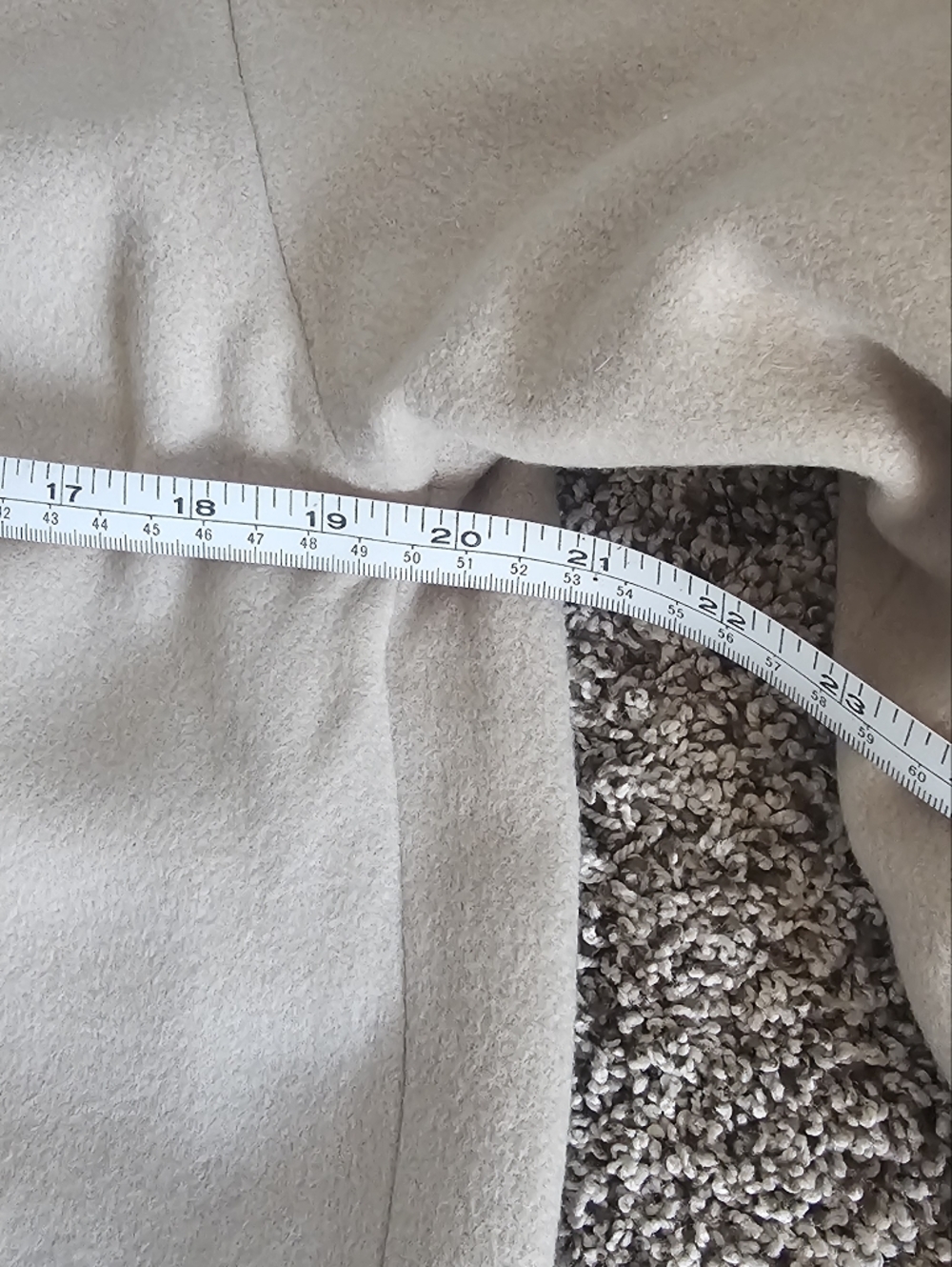 1950s 1960s M/L Vintage 100% Cashmere Lined Car Swing Coat Anter Fashion Denver - Picture 13 of 14